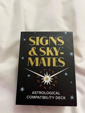 Signs & Sky-Mates Astrological Compatibility Deck - Black & Gold
